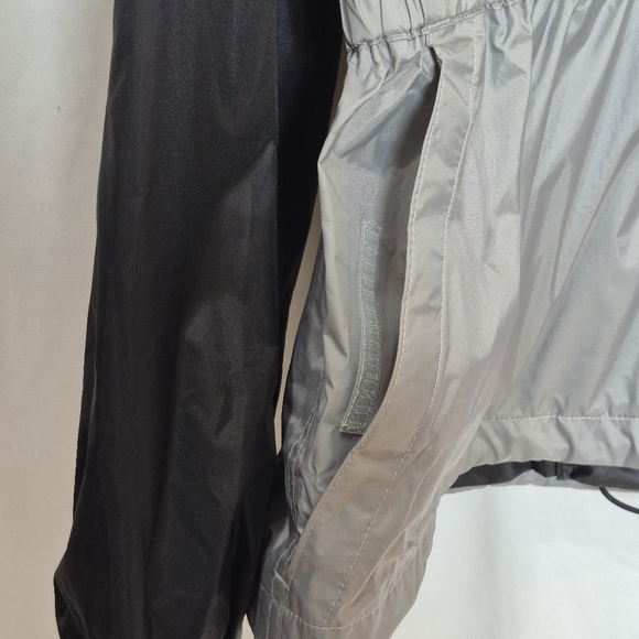 Firstgear Men's Gray/Black Motorcycle Splash Rain Stowable Rain Jacket - Size 3X - Picture 4 of 14